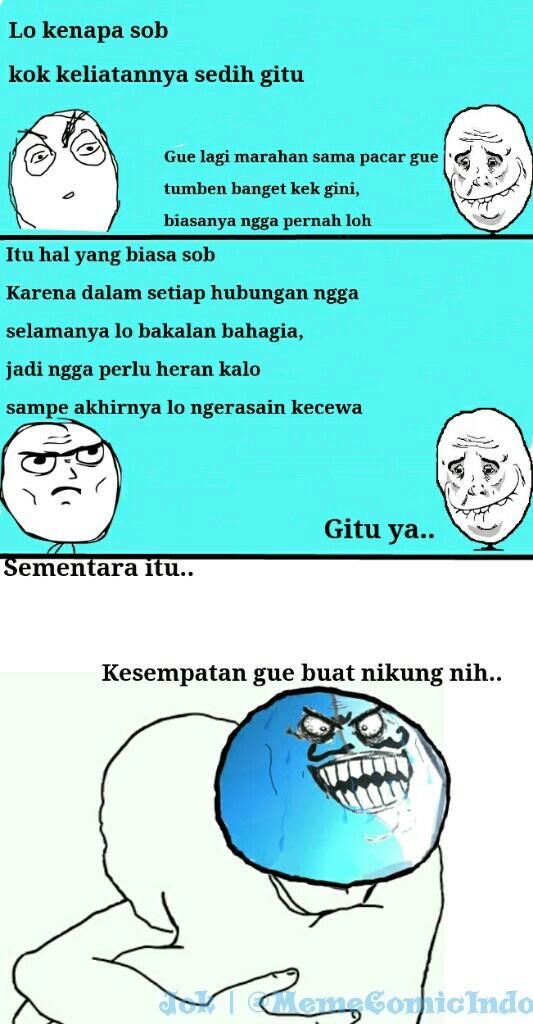tripleK31's tweet photo. Pesan moral : Jangan suka curhat tentang pacar ke temen :v -Jok http://t.co/HBXQyS8CNd