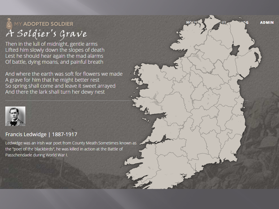 MASWWI's tweet photo. MyAdoptedSoldier.ie is now open. Check out some amazing stories at http://t.co/YwsrzI1rKC #MASWWI #WWI http://t.co/r2Dq9jKPSl