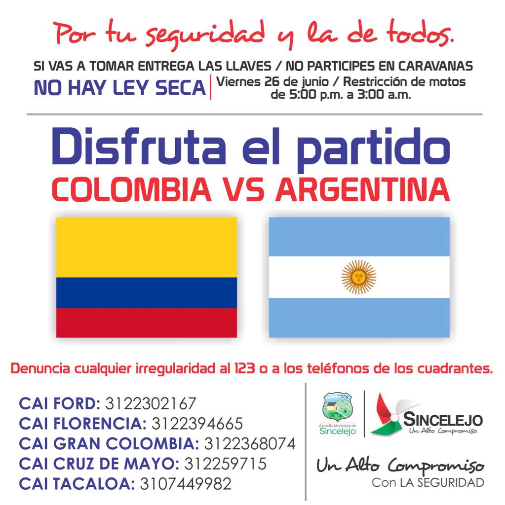 jairofernandezq's tweet photo. Voto de confianza para los Sincelejanos. Viernes 26 no habrá ley seca, continúa restricción de motos de 5pm a 3 am http://t.co/L0gxOcYjKr