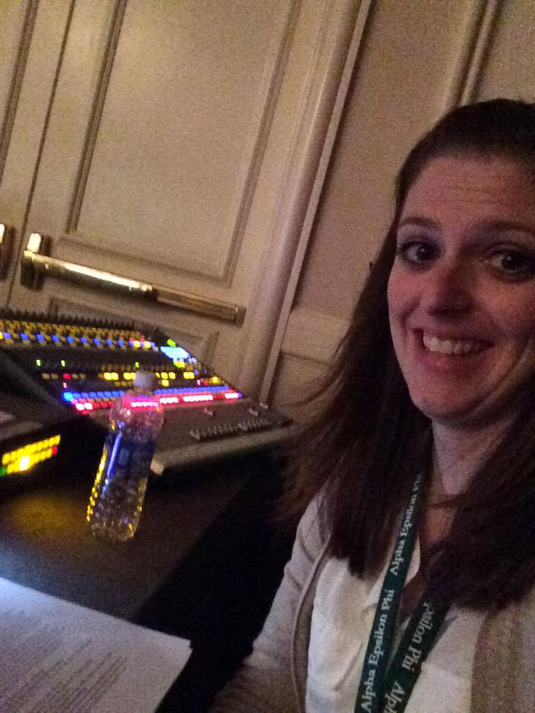 BSchwarz28's tweet photo. Looks who's rocking the AV equipment at #AEPhiConv15 http://t.co/hF6ANIbYKt