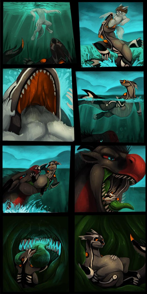 VoreNation's tweet photo. Artist:
https://t.co/AHmcHheIoY 
Predator/Prey:
https://t.co/pECOjEQelc 
https://t.co/UzbVHM8Oa9
#Voreception http://t.co/4Lem8Q0tjE