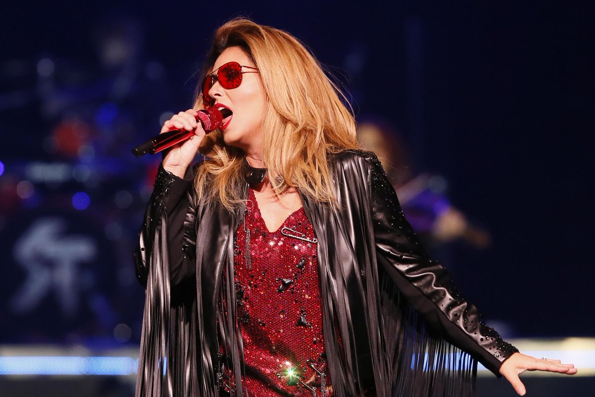Shania Twain at the ACC. #shaniatwain