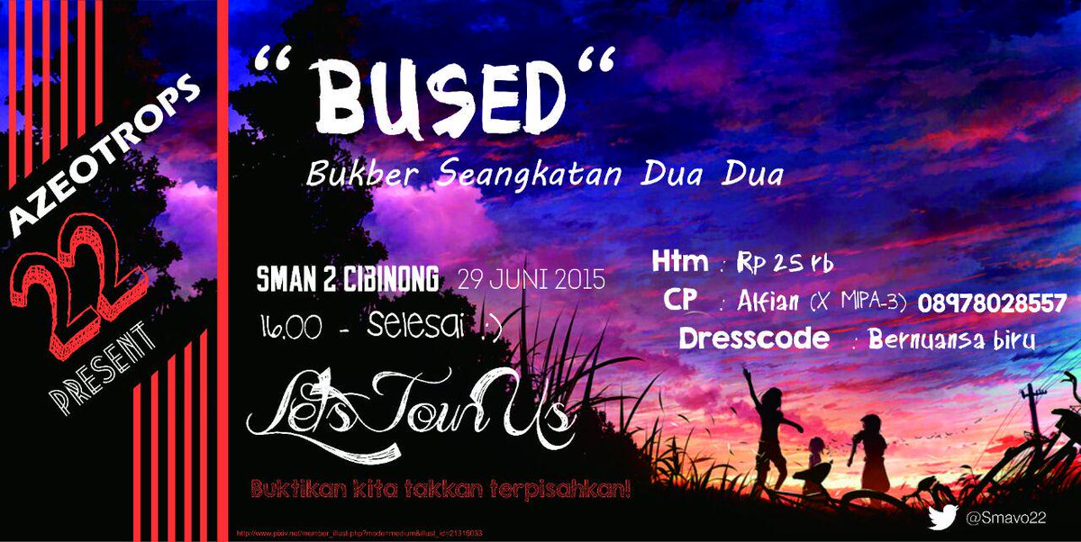 Berikut info seputar #BUSED ! Let's join us!