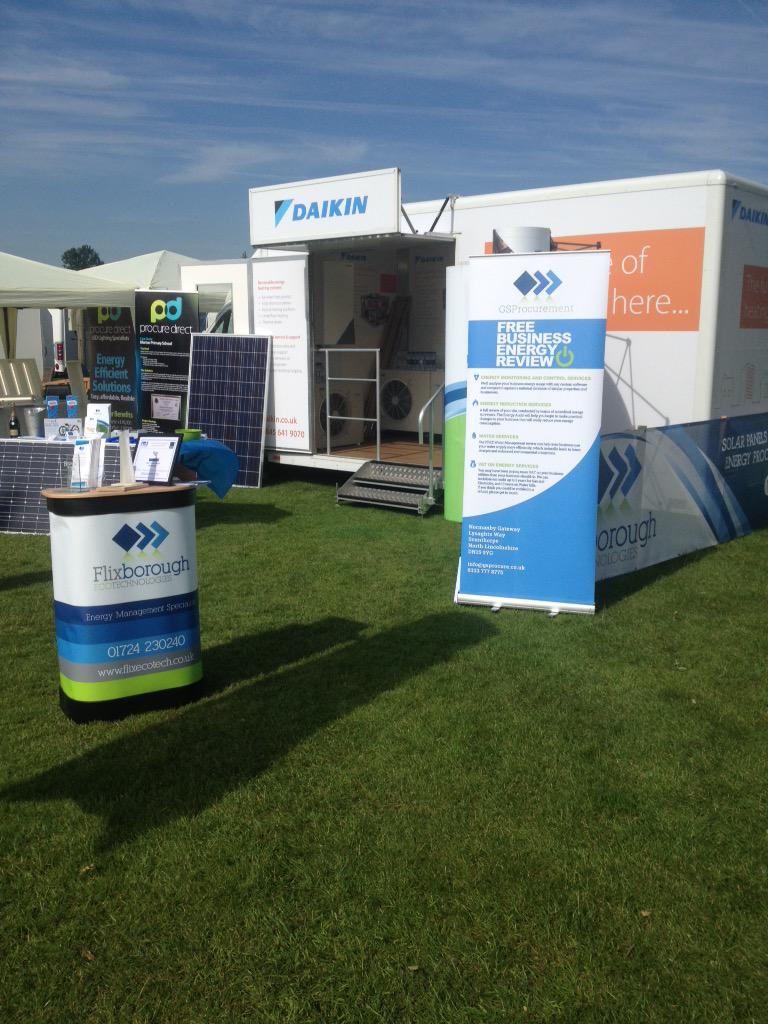Ready for another beautiful day <a href="/lincsshow/">Lincolnshire Show</a> @FlixEcoTech