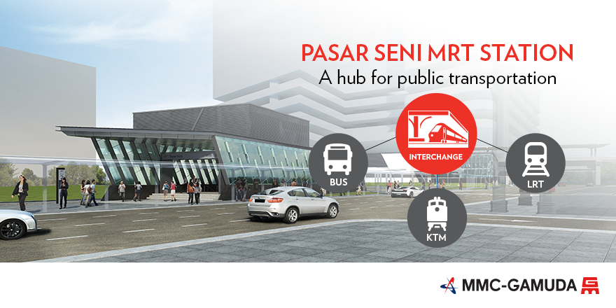GamudaBhd's tweet photo. Here's why Pasar Seni MRT Station is your link to other travel modes. #IntegratedStation #MGKT http://t.co/SoQbaxcSSu
