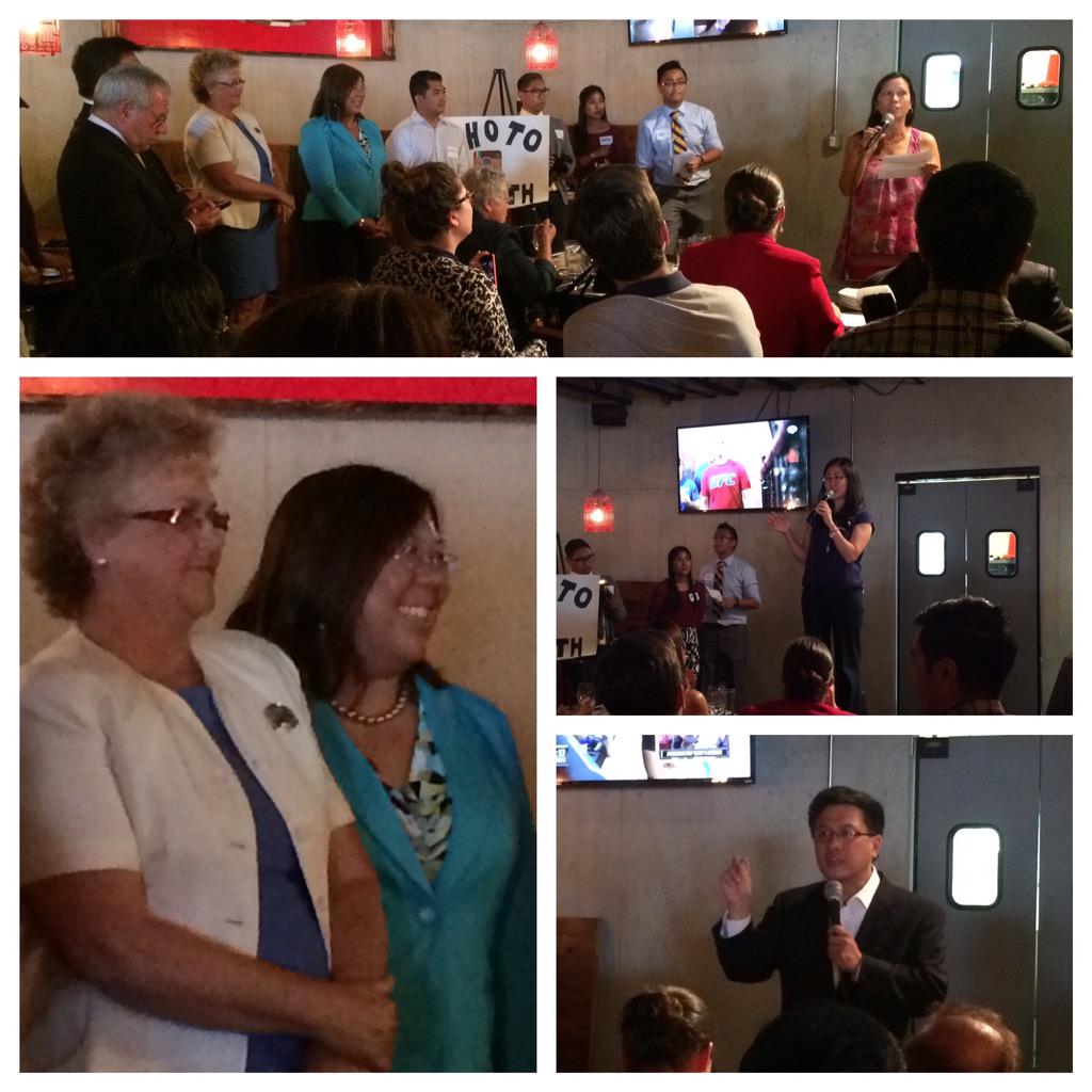Awesome turnout for <a href="/AAPIDemsSD/">AAPI Democrats SD</a> tonight w special guests @BettyYee2014 <a href="/JohnChiangCA/">John Chiang</a> #DemsLead #Democrats #SanDiego