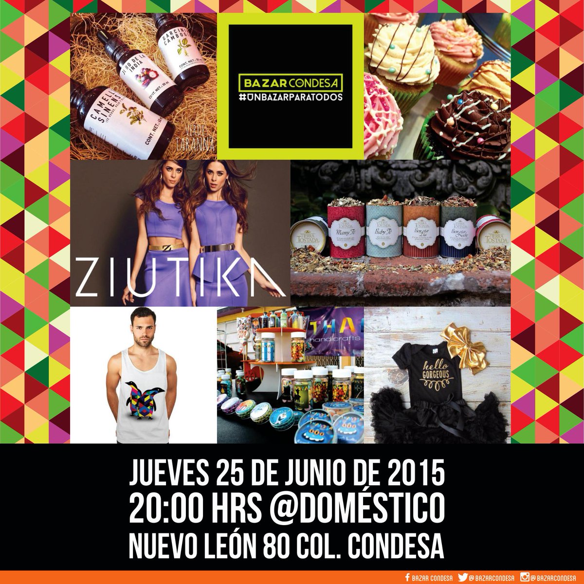BazarCondesa's tweet photo. Te esperamos este Domingo en @DomesticoMX  Con las mejores propuestas de diseño
#RT @LaCondesaMx @apolorama http://t.co/DHkN0fFsHO