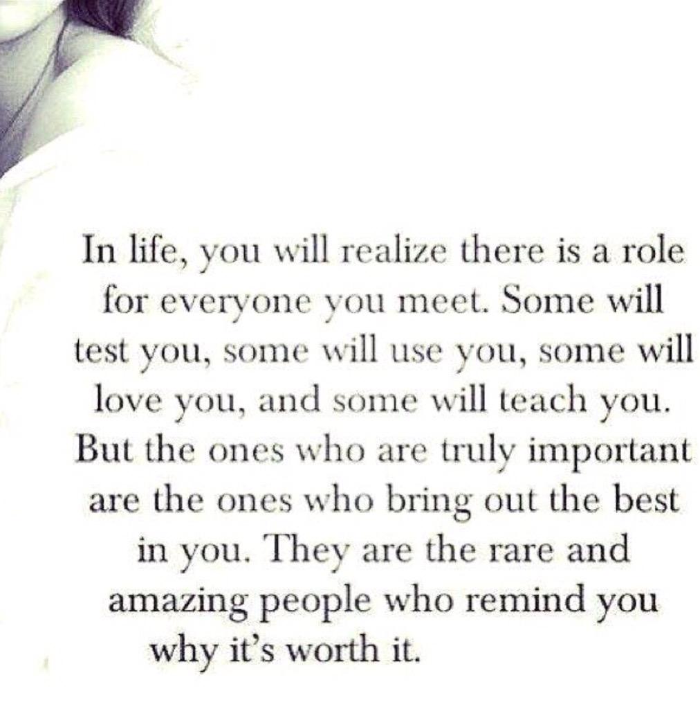 MyArousingHeart's tweet photo. "In life, you will realize
there is a role for everyone
you meet..." http://t.co/X4QrvFQcs4