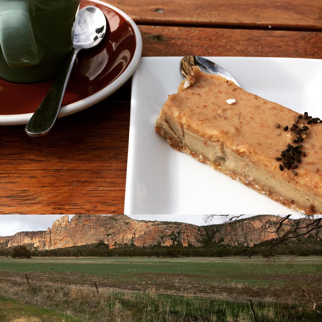 Great morning on the wimmera rds, found a big rock. Finished off with great coffee an raw treat <a href="/TeamSeight/">Team Seight</a>