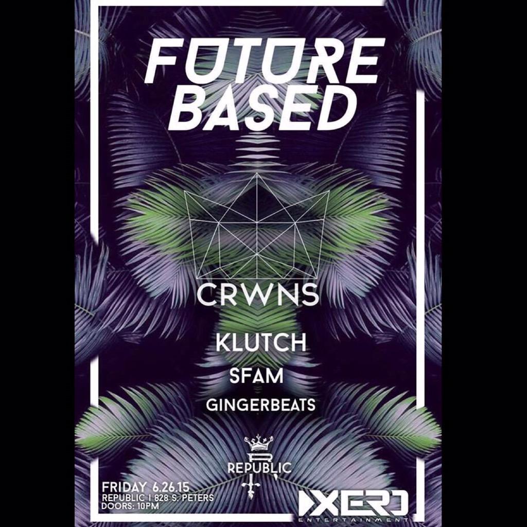 NewOrleansEDM's tweet image. aaaand @n0usrname is the #futurebased winner, DM me your full name for a ticket for yourself &amp;amp; a guest Friday night!