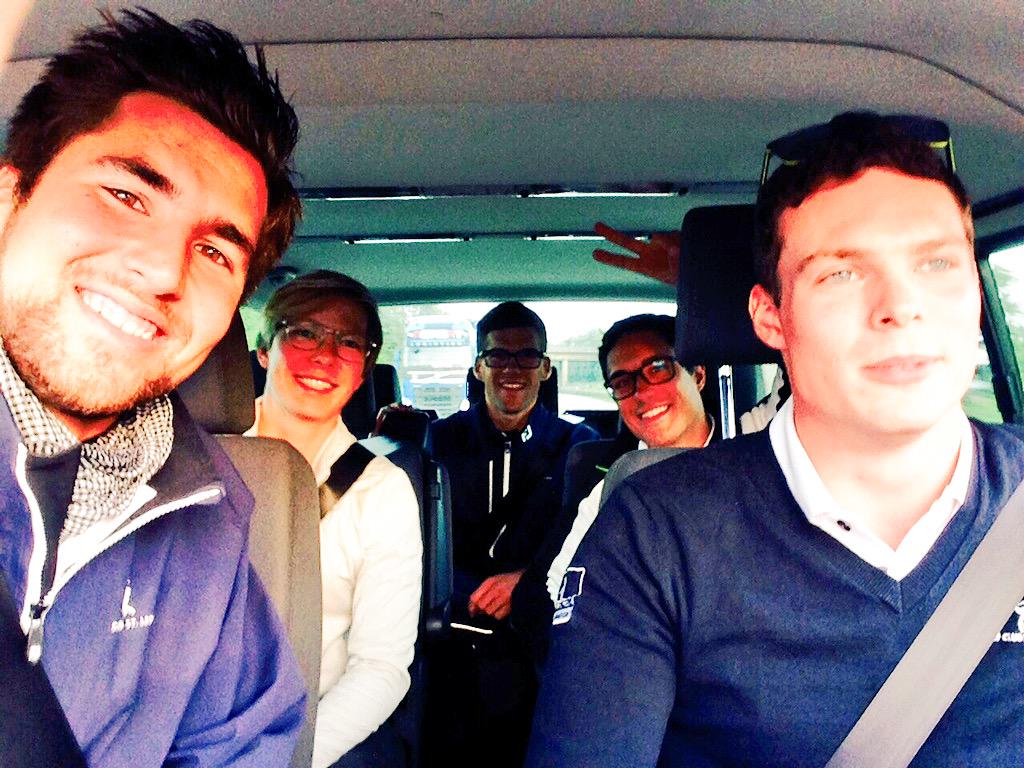 AnkaLindner's tweet photo. On our way to Munich @EuropeanTour #BMWInternationalOpen #Eichenried http://t.co/IRwOMDwLqU