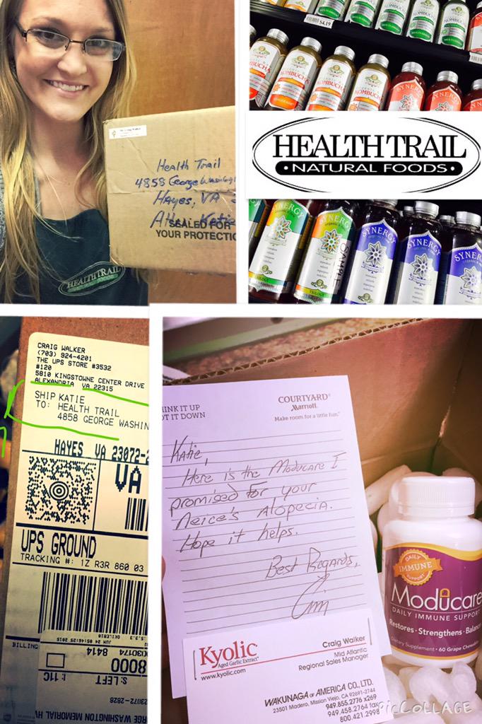 KatWaters91's tweet image. Our #Kyolic guru shipped me #moducare to help my niece fight #alopecia 🎀 I was pleasantly surprised!! #HealthTrail