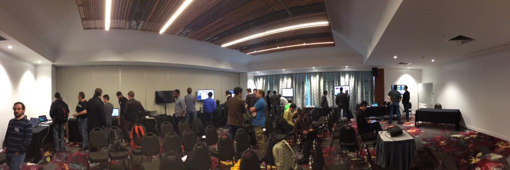 Juxi's tweet image. We had amazing #robotic #vision demos at the annual #robovis meeting today @RoboticVisionAU