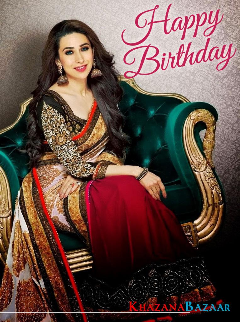Khazana Bazaar wishes the gorgeous Karisma Kapoor a very happy birthday!!!  