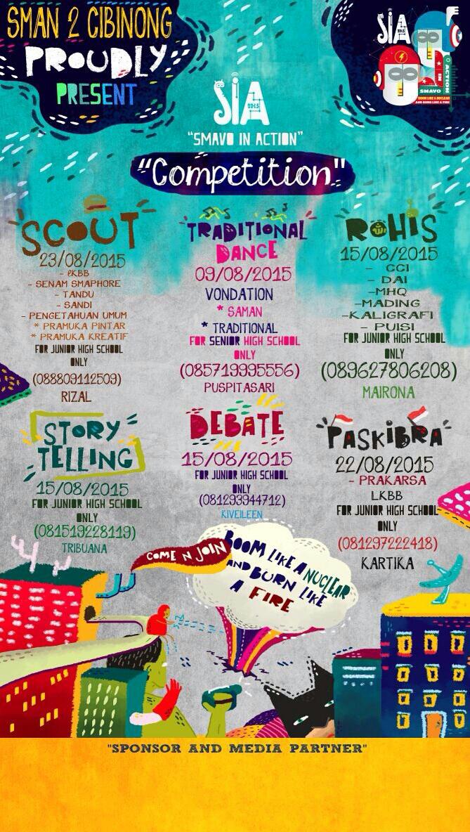 #infopensi SMAN 2 Cibinong presents <a href="/SIA2015_/">SEE YOU ON SIA16</a> buff.ly/1LuvcAN