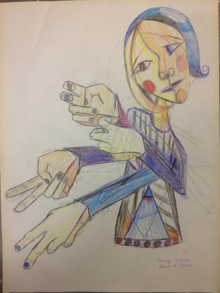 MSimmonsTLC's tweet photo. Sketch for ASL cubism http://t.co/kb2QeIvTeL