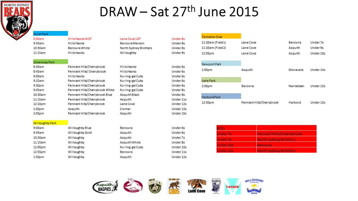 NSJRL's tweet photo. Changes to games at Tantallon Oval this Saturday! http://t.co/Gse8kBQaRH http://t.co/Xtj1Y1TCjU