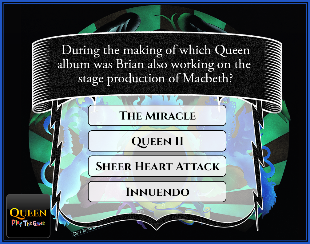 soshigames's tweet photo. Here’s more tricky trivia for #Queen fans. Find more crafty questions &amp; puzzles in the app: http://t.co/8igH3qbeOP http://t.co/okuvXfhlLm