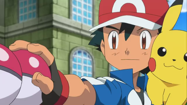 にかいち 今回のボール工場でも出てきた ピカチュウのモンスターボール アニポケxyでもバトルシャトーの回で既に登場してますね この時も稲妻マークは無いようで Anipoke Http T Co Vzeafxccnm Twitter