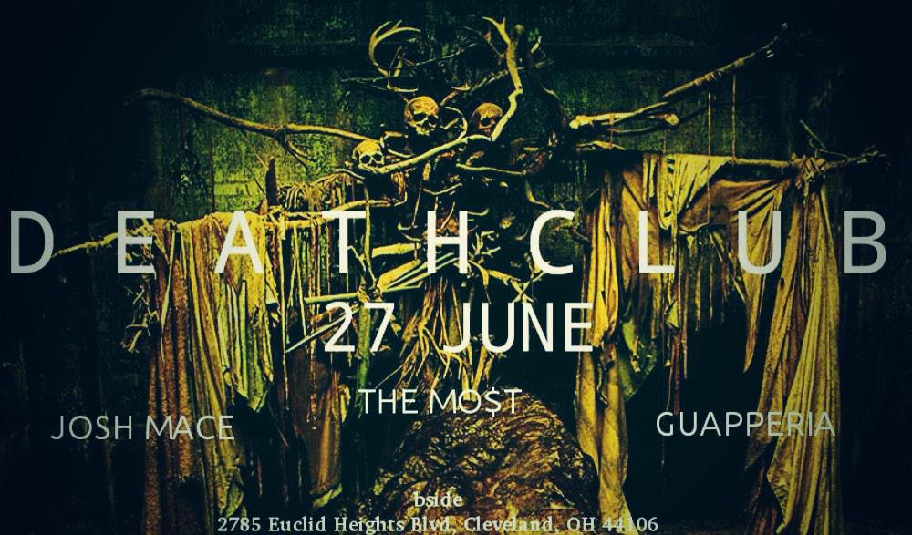 josh_mace's tweet photo. Closing out #DeathClub this Saturday w/ @itstheMOST @ @BSideArcade http://t.co/YmLoqj50gx