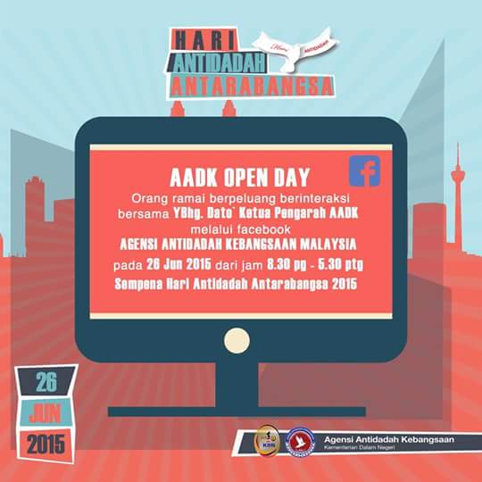 AADKPontian's tweet photo. Jgn lupa esok adalah #AADKOpenDay sempena #HADA2015 & anda berpeluang utk berinteraksi dgn AADK dlm FB @AADKMalaysia http://t.co/bjLboXTjDH
