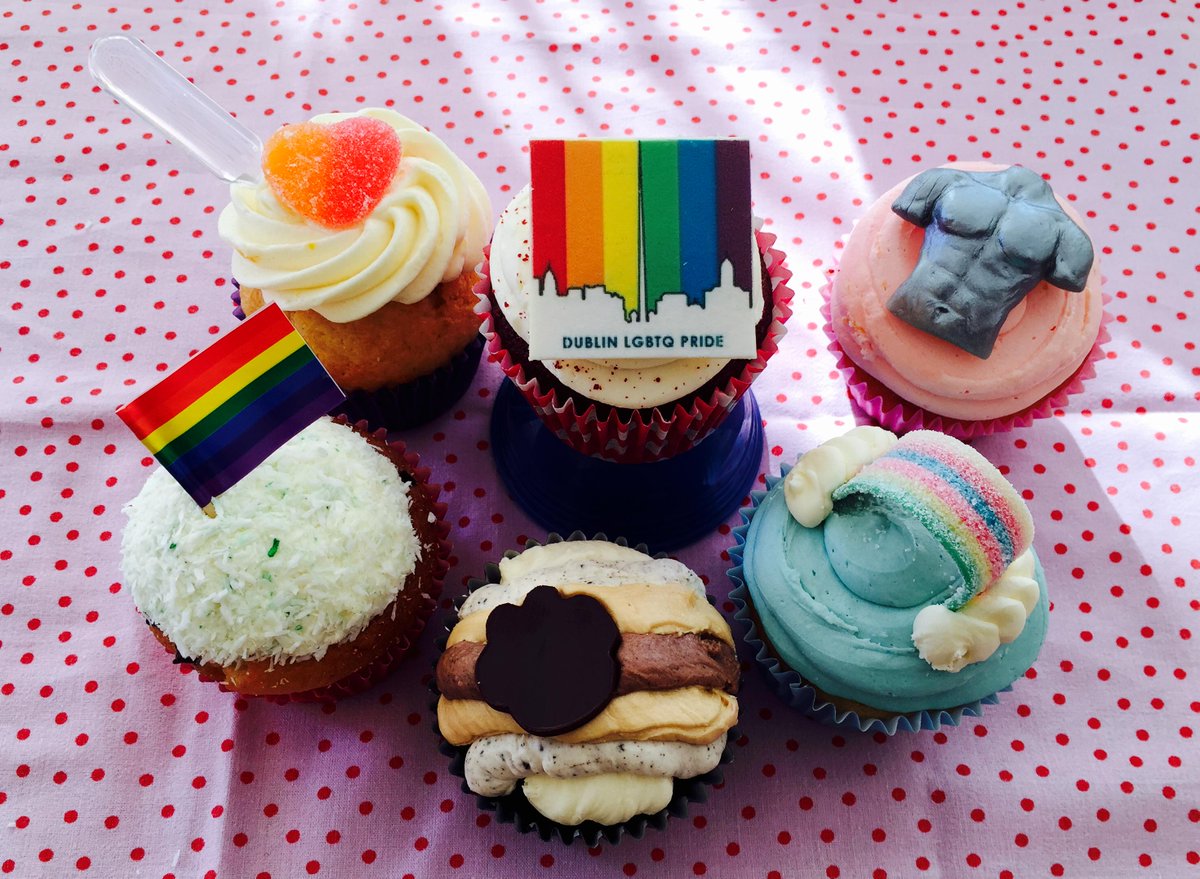 thecupcakebloke's tweet photo. Our #DublinPride Cupcakes available at @Oscarscafebar @MeetandMeat @theOTbakery &amp; Greendoor Bakery Stonerybatter http://t.co/ToUzZ46IeY