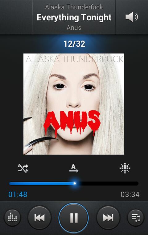 JoslynStricklin's tweet photo. #Np: #EverythingTonight by the so talented &amp; gorgeous @Alaska5000. This song is one of my favorites off of #ANUS. 💕 http://t.co/7HhjCwVrgq