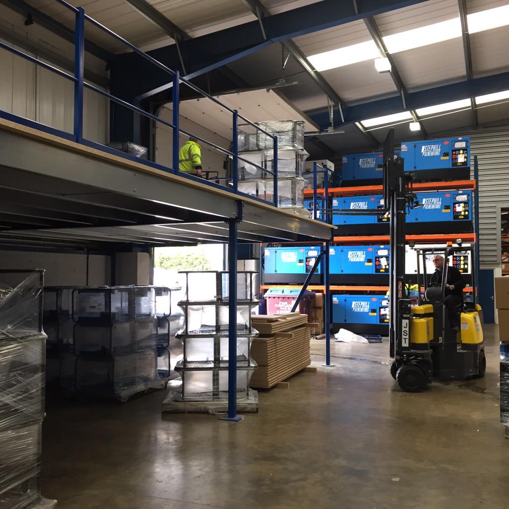 JSTLTD's tweet photo. Mezzanine Floor project underway! Nice couple of @AisleMaster supplied also. #Forklift #materialhandling http://t.co/1XWDqEU1SQ
