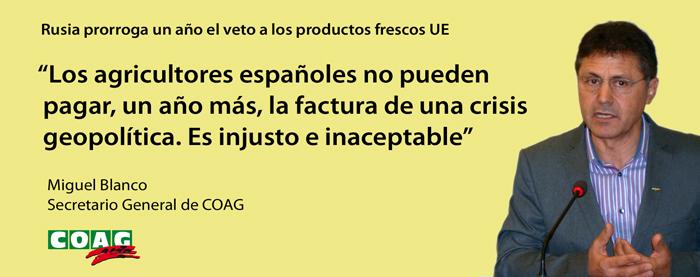 La_COAG's tweet photo. La prórroga del #vetoruso pone contra las cuerdas a 45.000 explotaciones frutícolas españolas http://t.co/Whn1mn39Wv http://t.co/pJHZuUUL8V