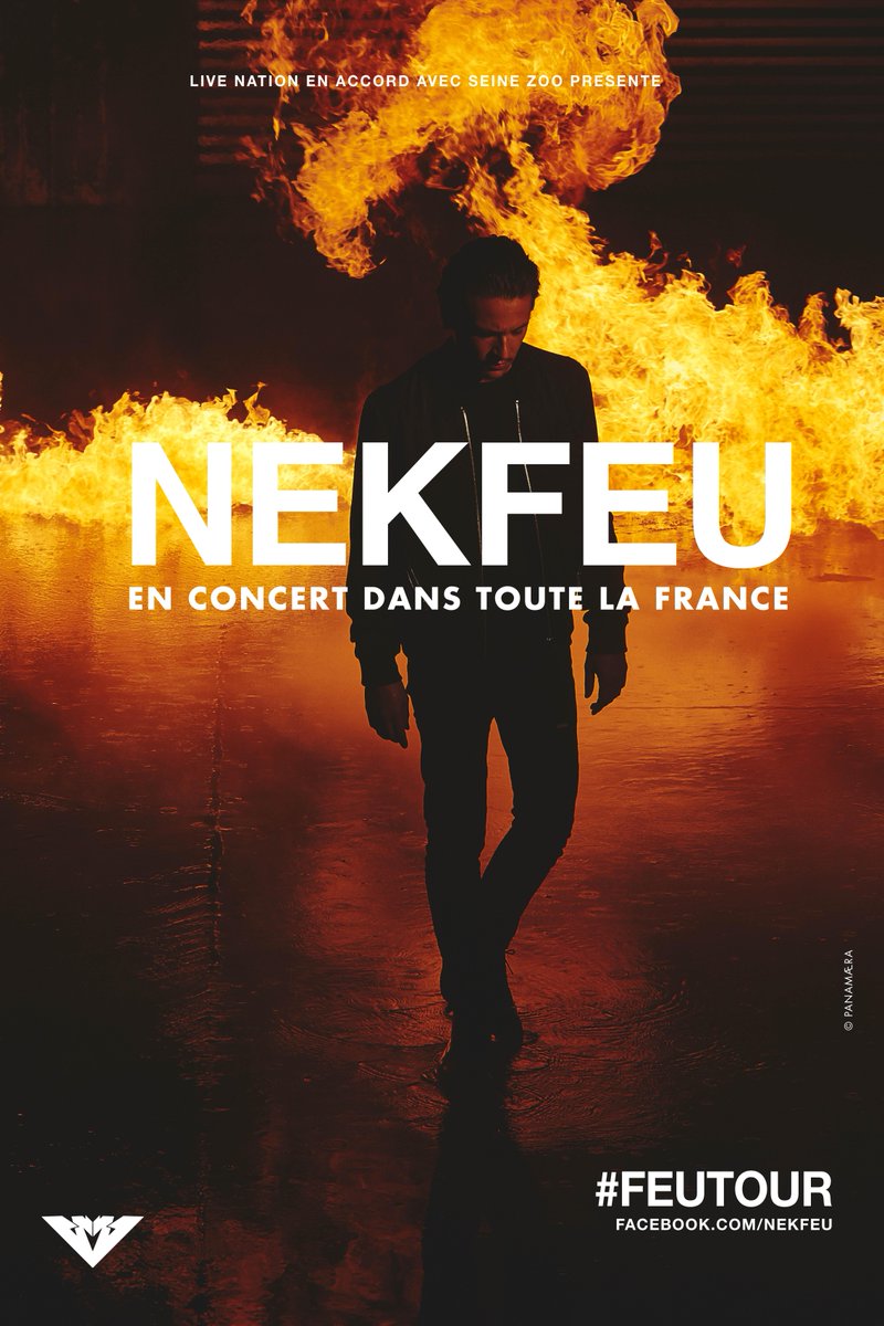 Fnac's tweet image. 🔥🔥🔥 Après le succès de son album, @nekfeu part en tournée dans toute la France ! Vos billets → bit.ly/FeuTour