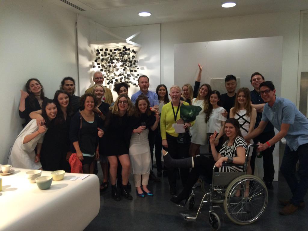 CSMCeramics2015's tweet photo. Private View done! Our degree show is now on until Sunday! We look forward to meeting you http://t.co/JpIr9KRmvS