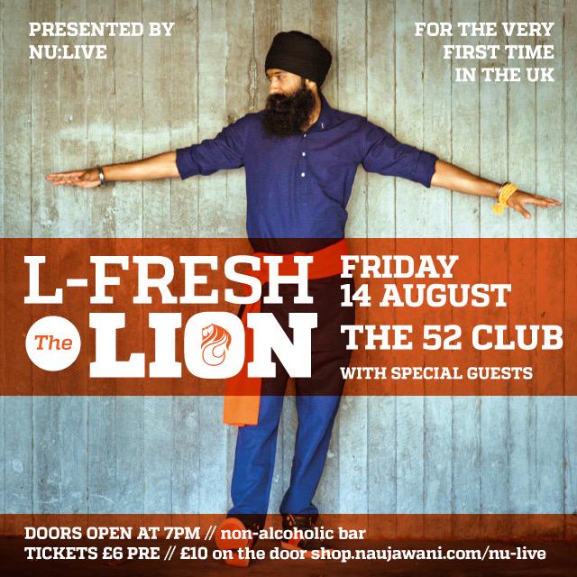 Tix for my London show now available. Limited tix. Get at it! Can't wait to rock with you all. shop.naujawani.com/nu-live