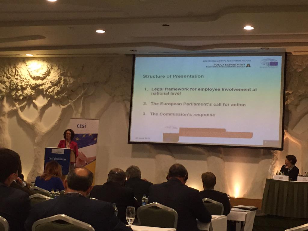 CESIYouth's tweet image. CESISymposium @Europarl_EN represents &quot;The Quality Framework for anticipation of change and restructuring&quot; #CESIweb