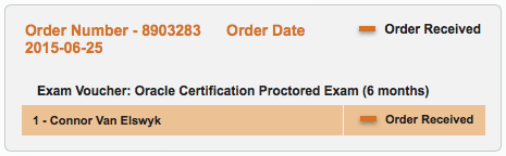 ConnorVanElswyk's tweet image. It&apos;s official, #Oracle Certified Associate voucher purchased #Java #JavaSE7 #Programmer #Code #Coding