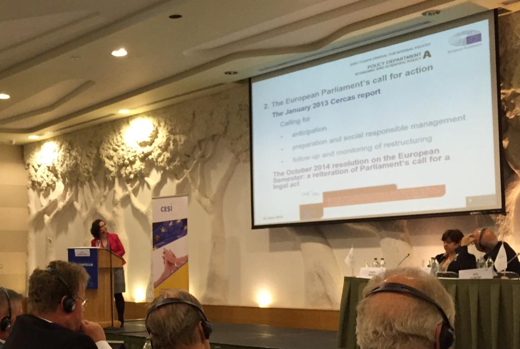 finndaa's tweet image. #CESIweb Marion Schmid-Druner about framework for anticipation of change and restructuring  in Public Sector 😊👍🏻