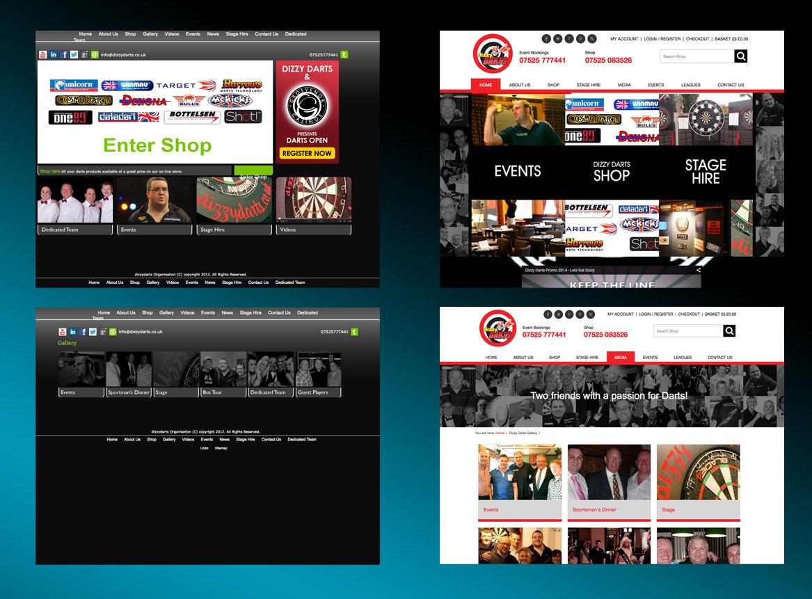 SocialCubeUK's tweet photo. Redesigning DizzyDarts website, out with the tired looking site, in with the new #responsivesite #smartphone friendly http://t.co/qQ2XwazHpp