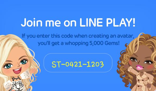 Download LINE PLAY and enter this invitation code for bonuses! ST-0421-1203
j.mp/letslineplay