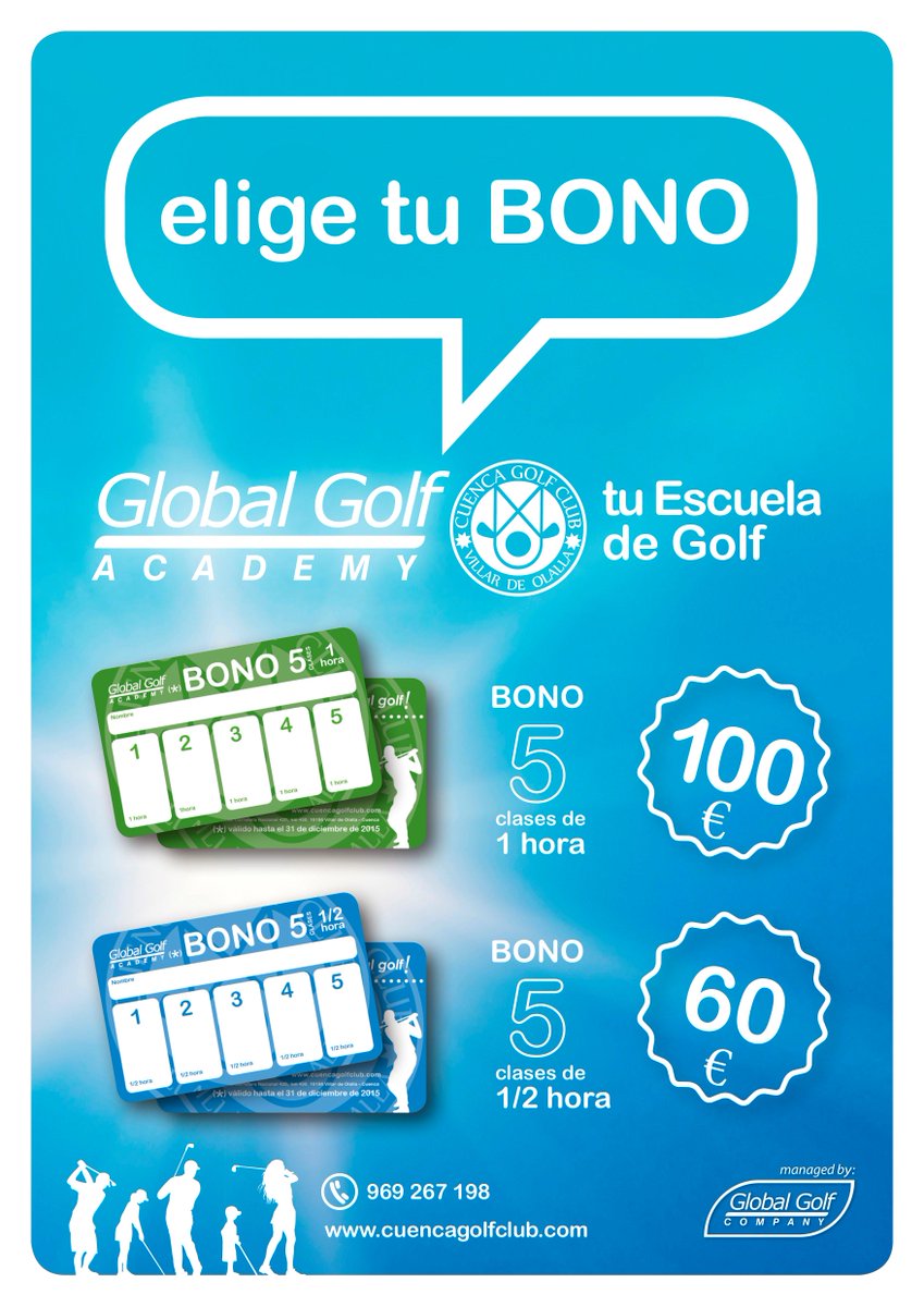 Elige tu Bono de Clases y a disfrutar del Golf este Verano 2015 en <a href="/GolfCuenca/">CuencaGolfClub</a> <a href="/Turismo_Cuenca/">Turismo_Cuenca</a> #golf