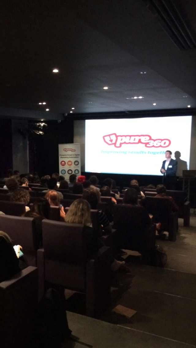 Pure360's tweet photo. We hope everyone is having a great time at #Pure360CE - remember to tweet your learnings and pictures during the day! http://t.co/W8jaW6COu3
