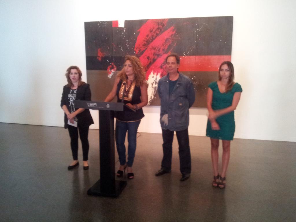 <a href="/CristinaValido/">Cristina Valido</a> destaca la figura de <a href="/jm_ciria/">Jose Manuel Ciria</a> e invita a visitar la muestra 'Fauces' en <a href="/teatenerife/">TEA Tenerife</a>