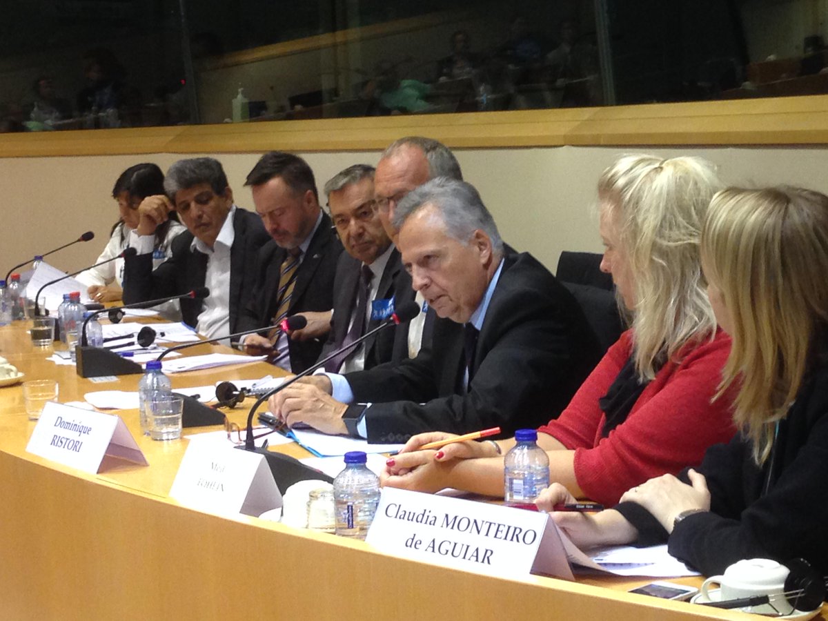 Energy4Europe's tweet photo. .@ristori20: "Islands should become pioneers for #renewables" @CPMR_Europe #IslandsCommission http://t.co/RxW4xfFrPm