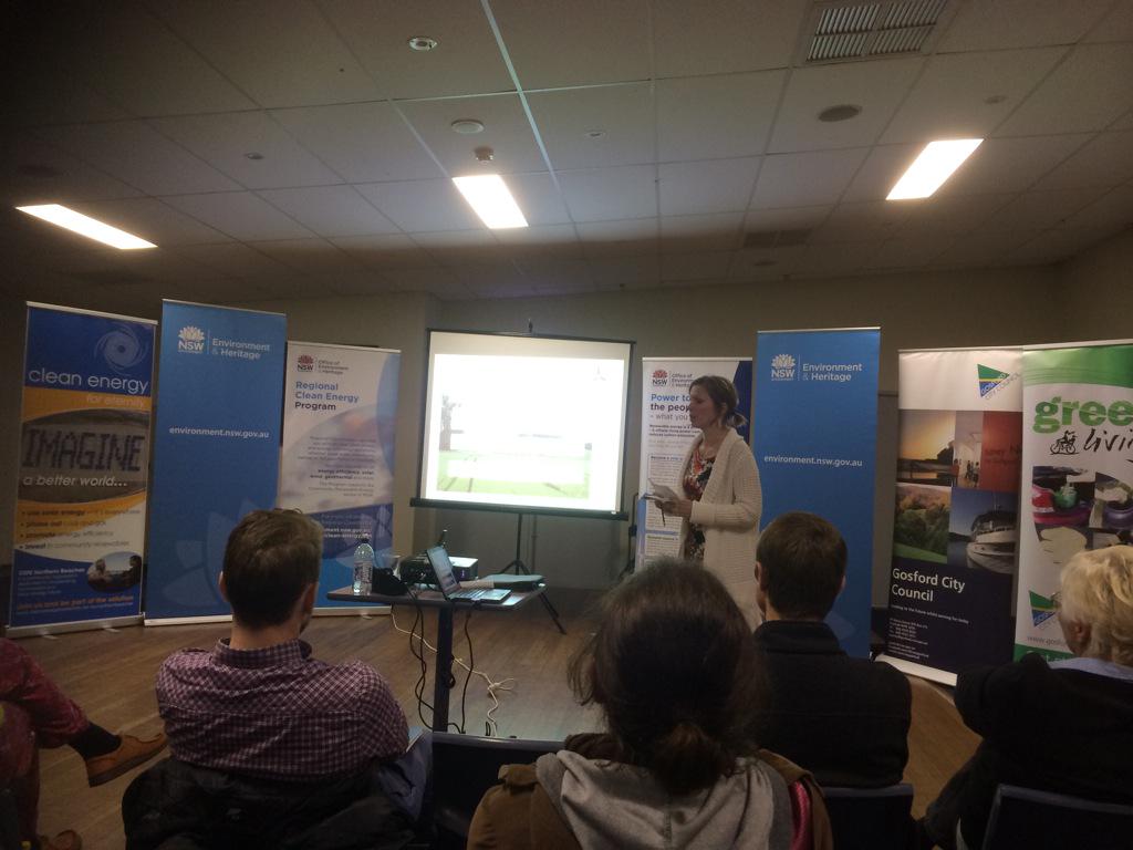 Oxleyfra's tweet photo. Community energy forum at terrigal #c4ce http://t.co/TwKgd5ojiY