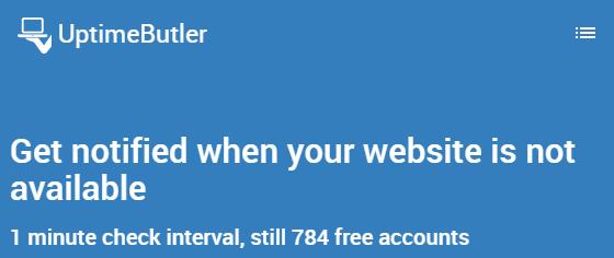 UptimeButler's tweet photo. UptimeButler website monitoring - 784 free accounts left. Get yours now! http://t.co/Q1g9d8k3oR #uptime #monitoring http://t.co/gKAvBKCZCp