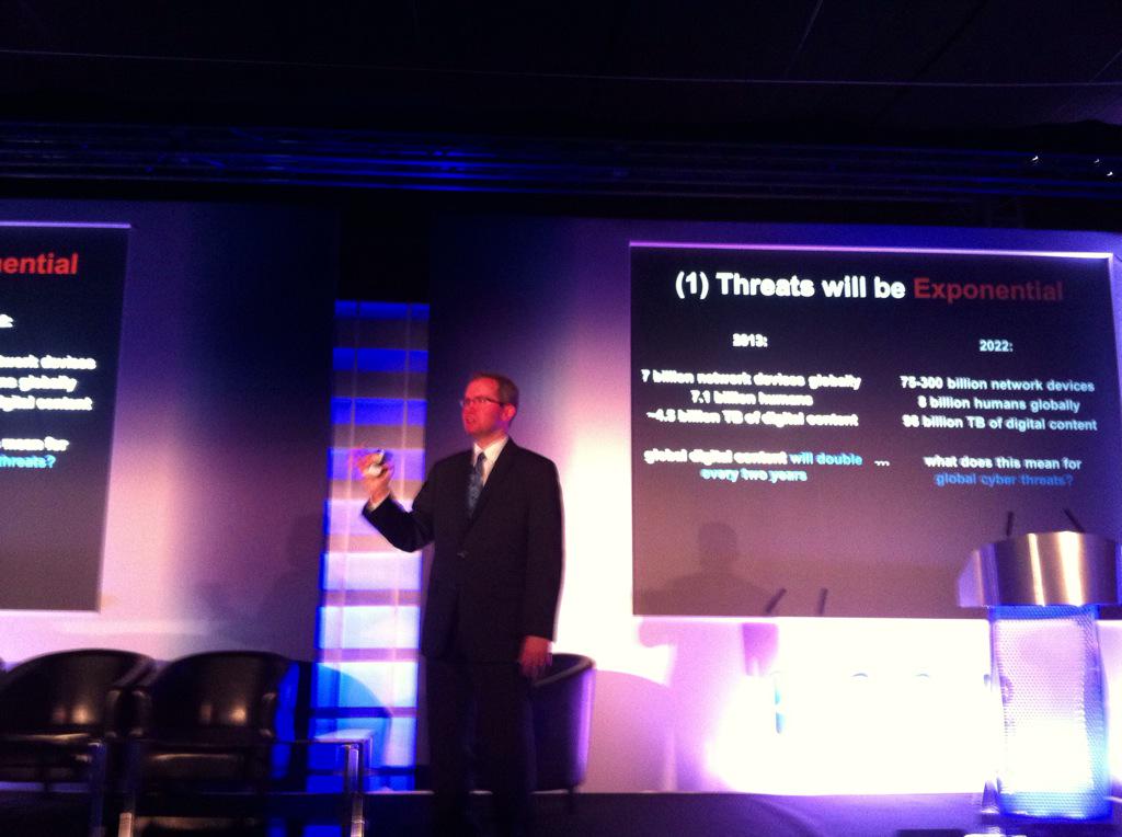 GlobalCIO's tweet image. David Bray @fcc_cio shares deep - and disturbing - insight on cyber 'terra incognita' at #CWF15 London.
