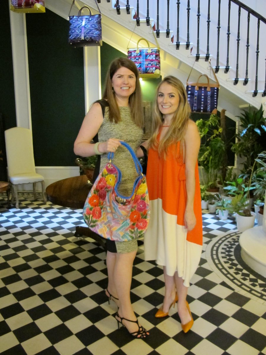 SweetVelvetPR's tweet photo. Thank you fabulous launch @SCALO502 #bags @Embamexru with @LillyHastedt http://t.co/z46QiwPsKM