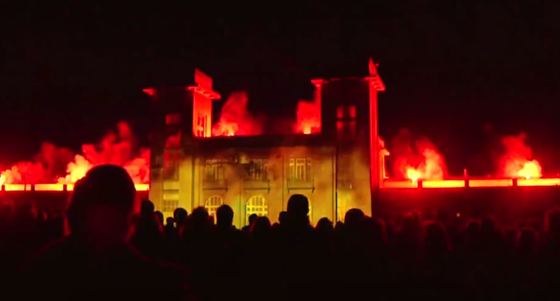 pyrotimeworld's tweet image. When Fireworks meets Projection mapping  youtu.be/Udj3rFEMP5w.