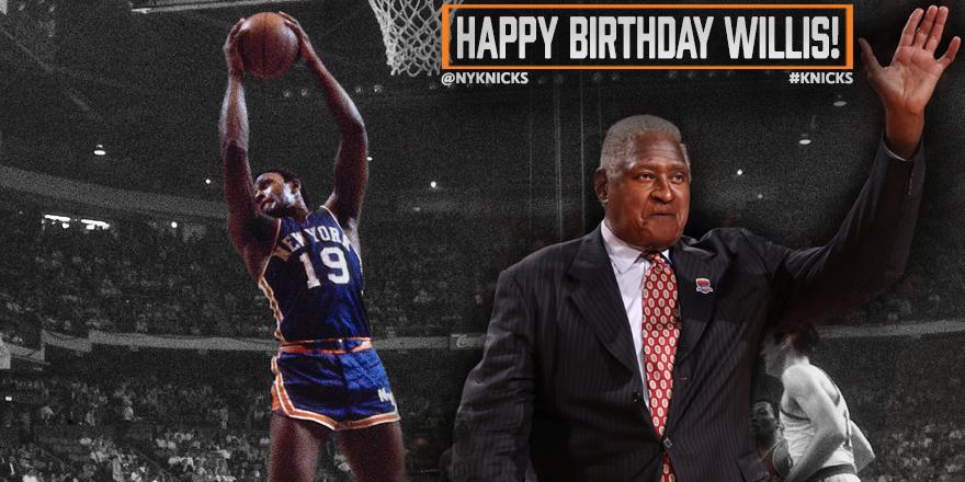 Join us in wishing happy birthday to The Captain, Willis Reed!

 