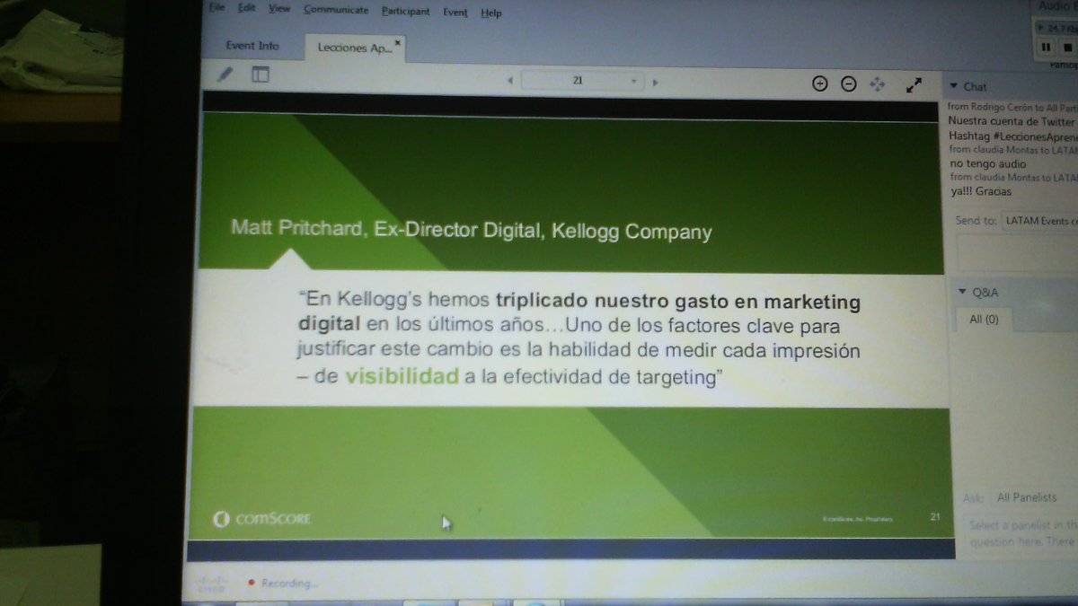 ADECC_RD's tweet photo. Hay que demostrarle el valor de digital al anunciante, la única forma de lograr mayor inversión. #LeccionesAprendidas http://t.co/1VLhFOHgdz