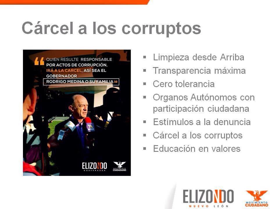 magugaki's tweet photo. #BroncoConFE #AlianzaXLaGrandeza @FElizondoB Carcel a los Corruptos. http://t.co/3is6k8WHE4