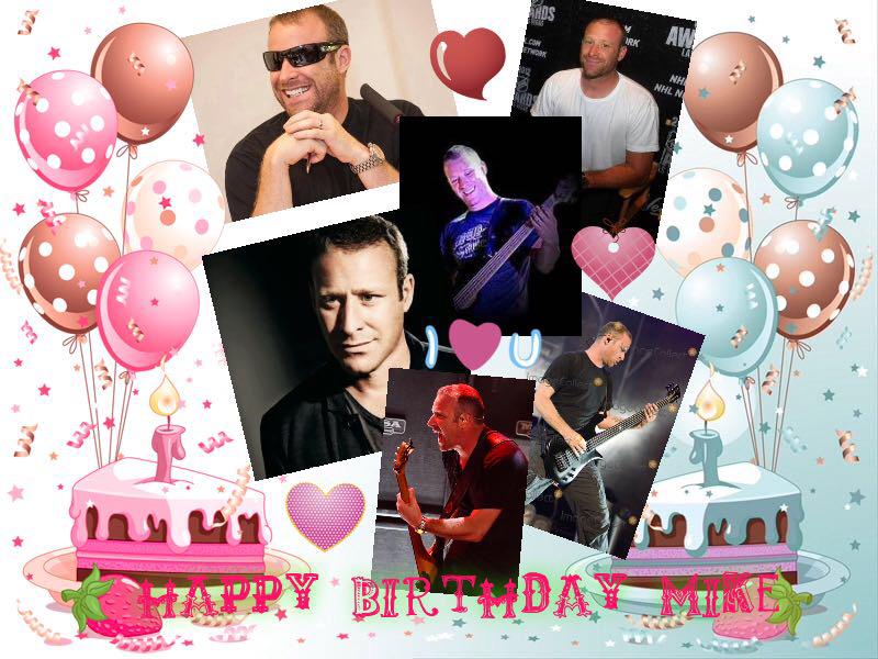 One more time Happy birthday Mike Kroeger best band best bassist. I love you         